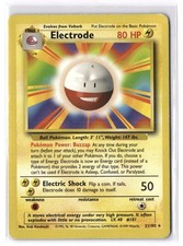 1999 Pokemon Base Set Electrode Rare #21/102 Unlimited on eBay