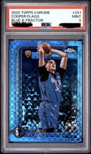 🔥2025-26 Topps Chrome - Cooper Flagg #251 Blue X-Fractor (RC) (100 SPOT BREAK)