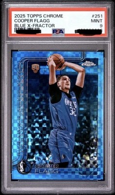  2025-26 Topps Chrome - Cooper Flagg #251 Blue X-Fractor (RC) (100 SPOT BREAK)