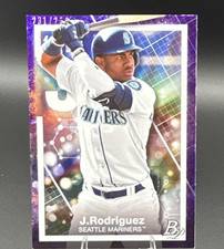 Topps 2021 Bowman Platinum Precious Elements Julio Rodriguez PE-9 Purple /250