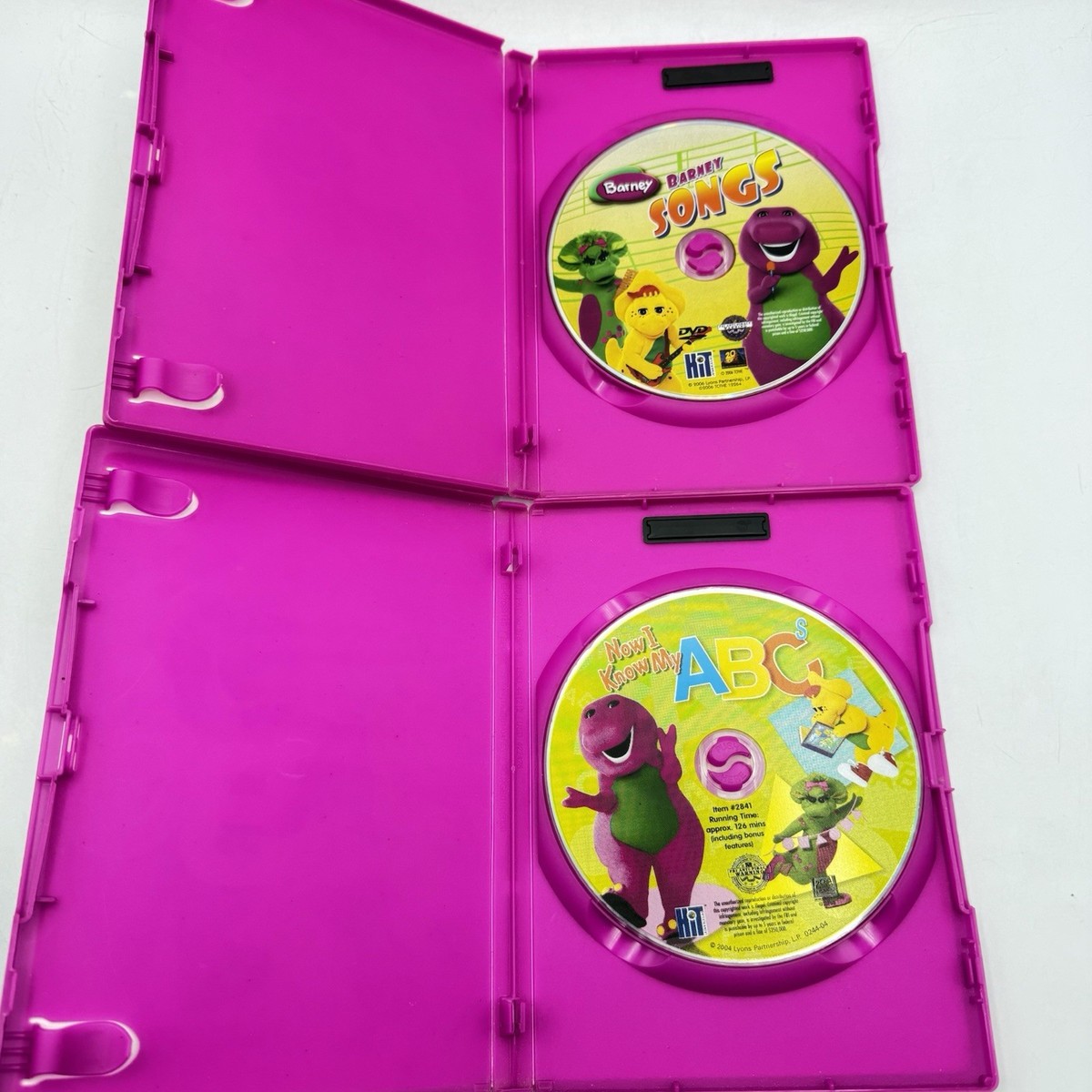 Barney 2 DVD LOT: Barney Songs & Now I Know My ABCs | eBay