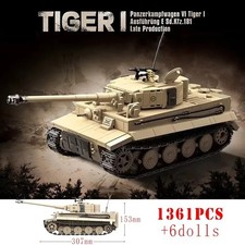 1361pcs Tiger I Tank Brick Model - World War Two