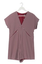 ZARA Tuta corta Donna Pantalone Taglia IT 42 rosso-bianco-blu stile casual