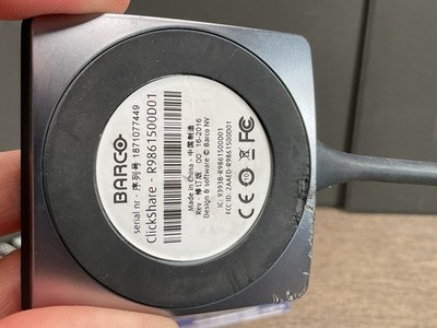 Barco Clickshare R9861500D01 Wireless USB Presentation Button Gray (E2)