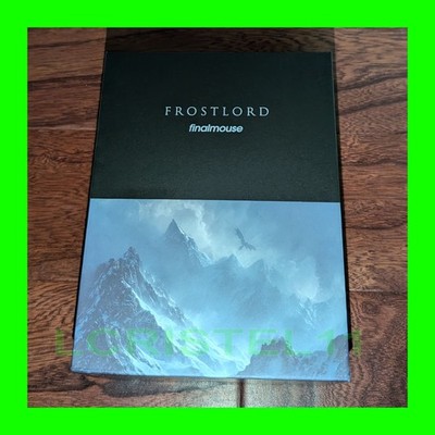 FinalMouse ULX Frostlord White Gaming Mouse   Size Medium   BRAND NEW SEALED