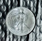 2002 American Eagle .999. Pure, Fine Silver. 1 Troy oz.