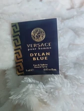 VERSACE DYLAN BLUE Cologne for Men 0.03 oz Eau de Toilette Spray
