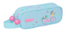 Safta - Double Pencil Case, Recyclable Fabric, Children's Pencil Case, Child, Id