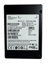 HPE SAMSUNG PM1733 3.84TB 2.5" PCIex4 NVMe U.2 SSD/Less Hrs/PERFECT 100 %HEALTH
