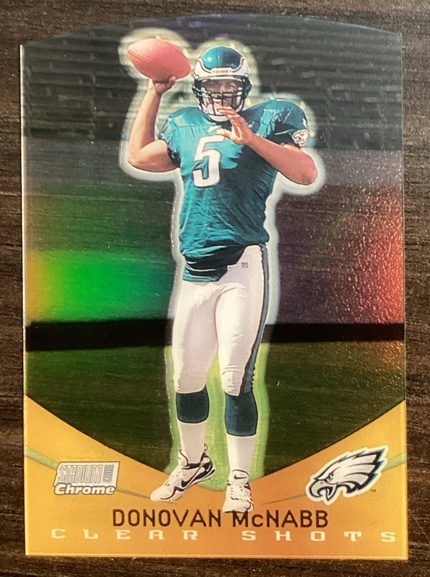 Donovan McNabb Stadium Club Chrome Clear Shots #SCCE6 Refractor