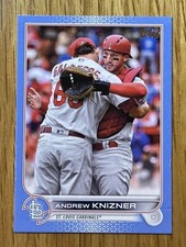 2022 Topps Update Andrew Knizner Father’s Day Blue /50 #US329 - Cardinals