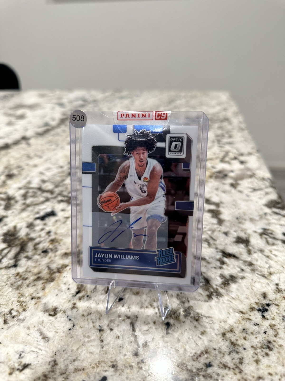 2022-23 Donruss Optic Rated Rookies Signatures #246 Jaylin Williams RC Auto