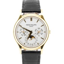 Patek Philippe Grand Complications IVORY 18K Yellow Gold 37mm Watch 5140J