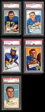 1952 Bowman Large Los Angeles Rams Team Set 4 - VG/EX 6393851