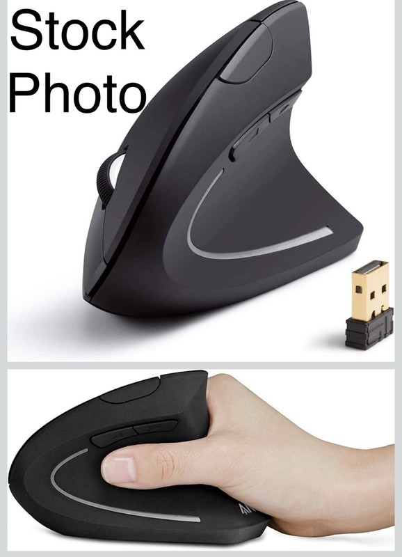 Anker 2.4G Wireless Vertical Ergonomic Optical Mouse 1600DPI 5-Button for Laptop