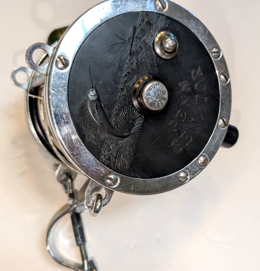 Carrete de pesca Penn Senator 9/0 de colección con marco de tiburón (ya no producido) Foto 3 de 4