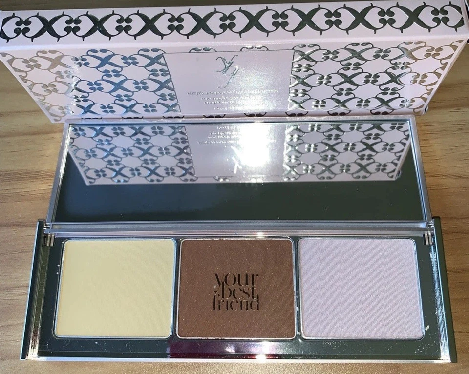 Trío modelador de rostros ybf-simplemente precioso-compacto con espejo-nuevo en caja Foto 3 de 3