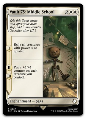 Vault 75: Middle School #27 (NM) Fallout PIP Magic MTG