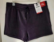 Member's Mark Women's 4" Inseam Soft Sandwash Short Black Sz XL NWT