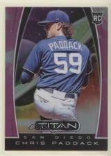 2019 Panini Chronicles Titan Pink Prizm 19/25 Chris Paddack #7 1b3