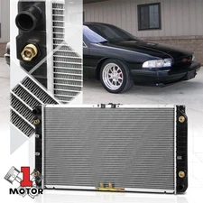 Aluminum Core Radiator OE Replacement for 94-96 Caprice/Impala 4.3/5.7 w/EOC TOC