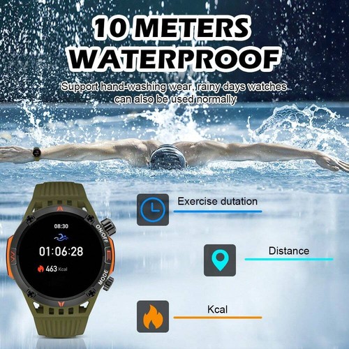Smart Watch,Wireless Call, Waterproof,Compass,Fitness Tracker for Android & iOS - Picture 25 of 55