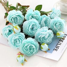 5 Rami Simulazione Fiore Seta Bouquet di Fiori Tavolo Decor Fiore Artificiale