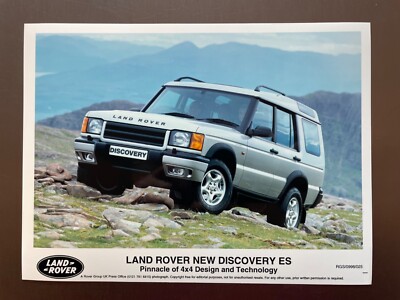 Original Land Rover New Discovery ES Press Photo -Pinnacle of 4x4 Design and Tec
