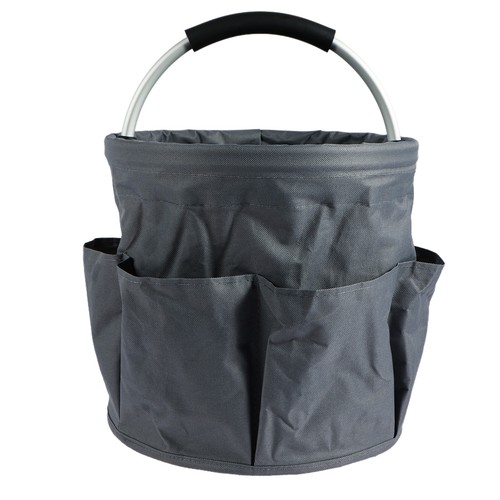 Gardening Storage Tote with Handle and 6 Pockets Folding Garden Tool guEvs - Picture 15 of 27