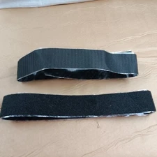 VELCRO® 2" Wide Self Adhesive Hook and Loop Strip Black Heavy Duty 2 x 36"