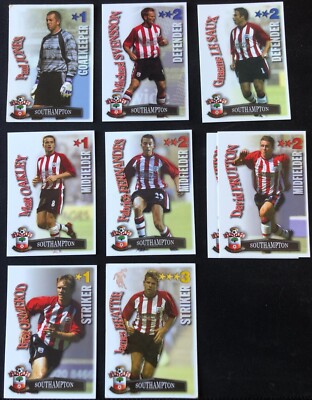 Shoot Out Cards 2003/04: SOUTHAMPTON (Magic Box int). Wählen Sie die Karten die Sie benötigen