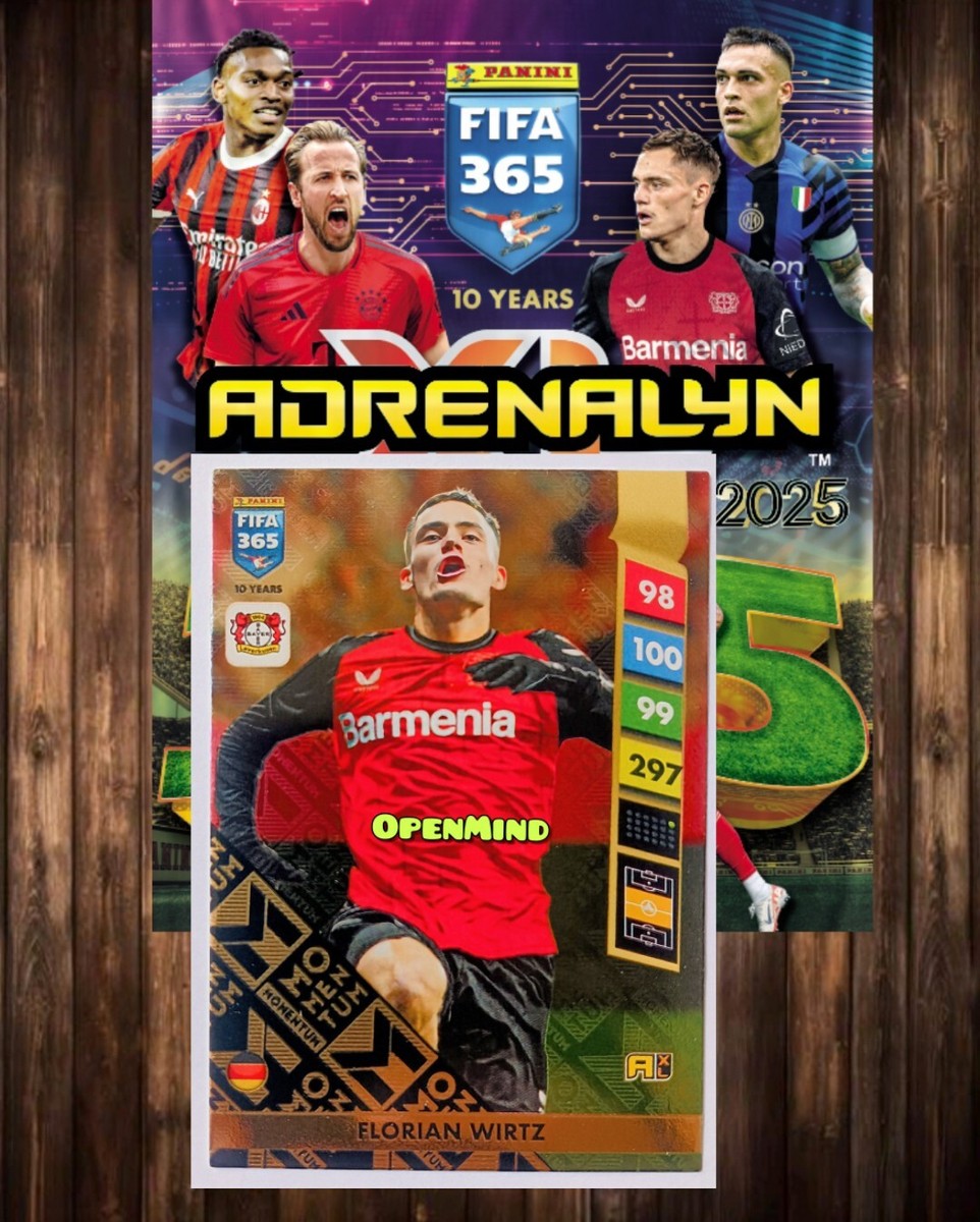 Panini Fifa 365 2025 - MOMENTUM - FLORIAN WIRTZ - Bayer Leverkusen