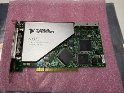 National Instruments PCI-6035E / Multifunction I/O DAQ Card 187576C-02. 16 Input
