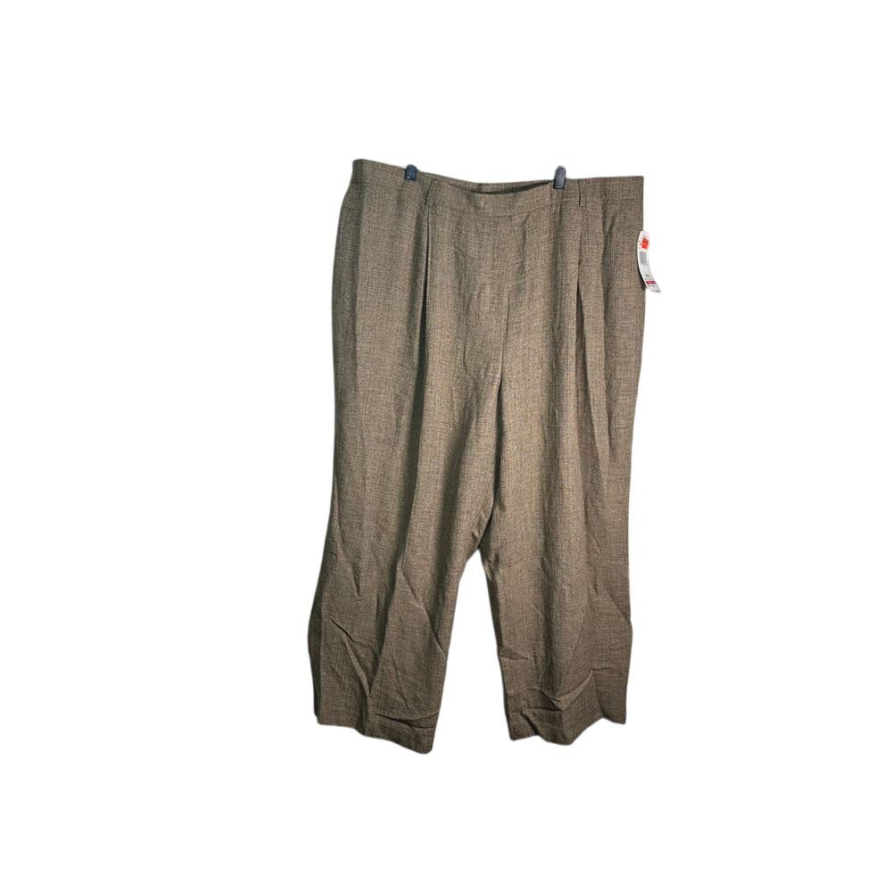 Jones New York Women's Linen Blend Wide Leg Pants Casual Trousers 24x24