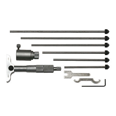 Asimeto 201-06-1 0-6'' 2.5'' Base Depth Micrometer Set w/Calibration