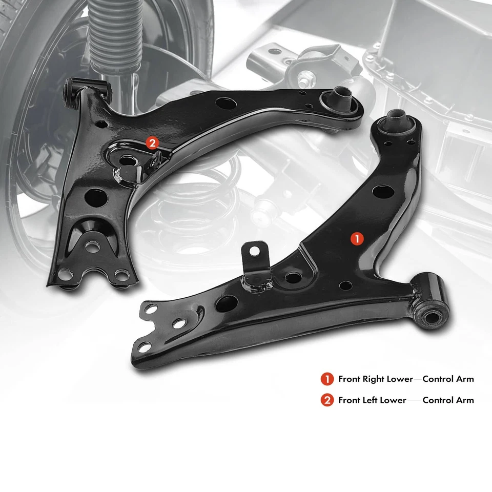 2x Brazo de control delantero inferior lateral para Toyota Corolla 1988 1989 1990 1991 1992 DOHC Foto 2 de 4