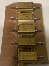 DALE NH-10  10W  12 Ohm 5%  RESISTOR NON INDUCTIVE NEW SEALED PACK OF 5