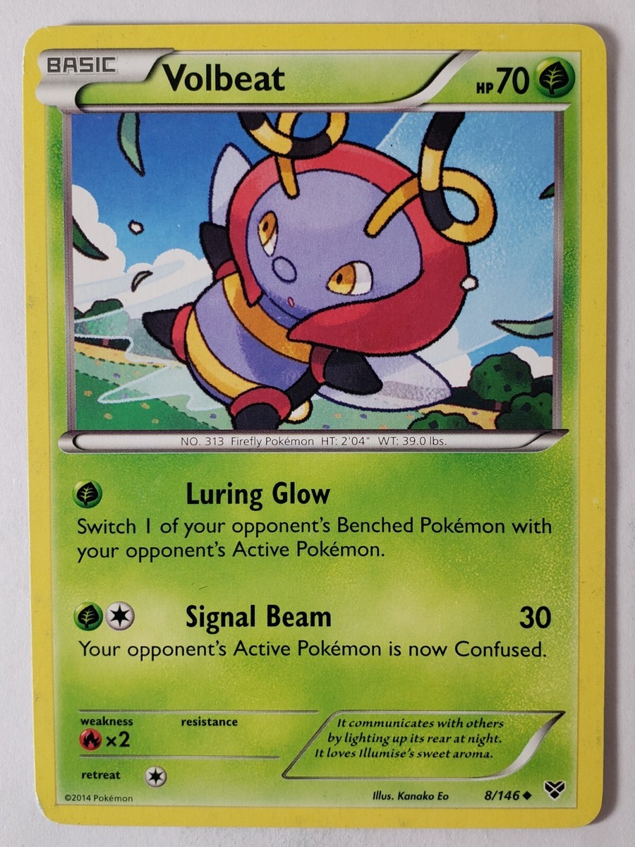 Volbeat 8/146 LP - XY Base Set Pokemon Card