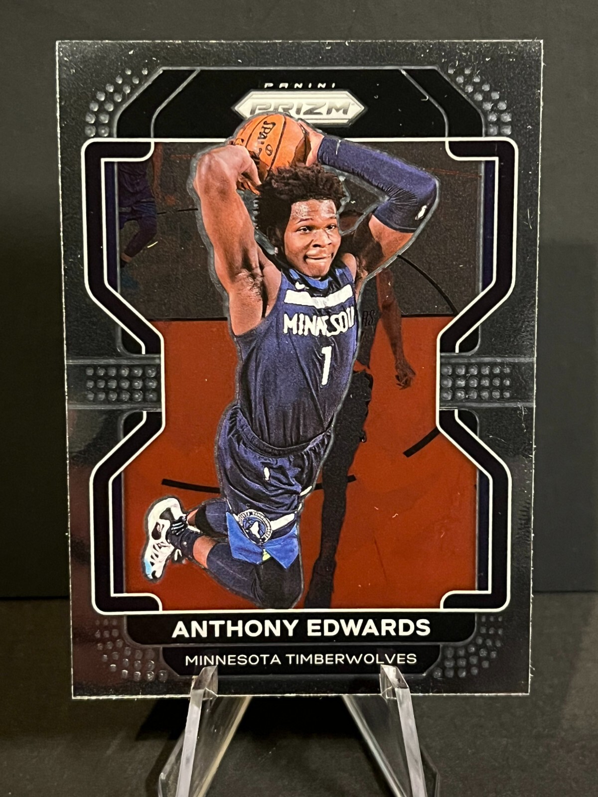 2021-22 Prizm Basketball Anthony Edwards #37 Base Minnesota Timberwolves