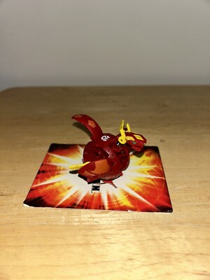 Bakugan Battle Brawlers Red Pyrus Pyro Dragonoid New Vestroia