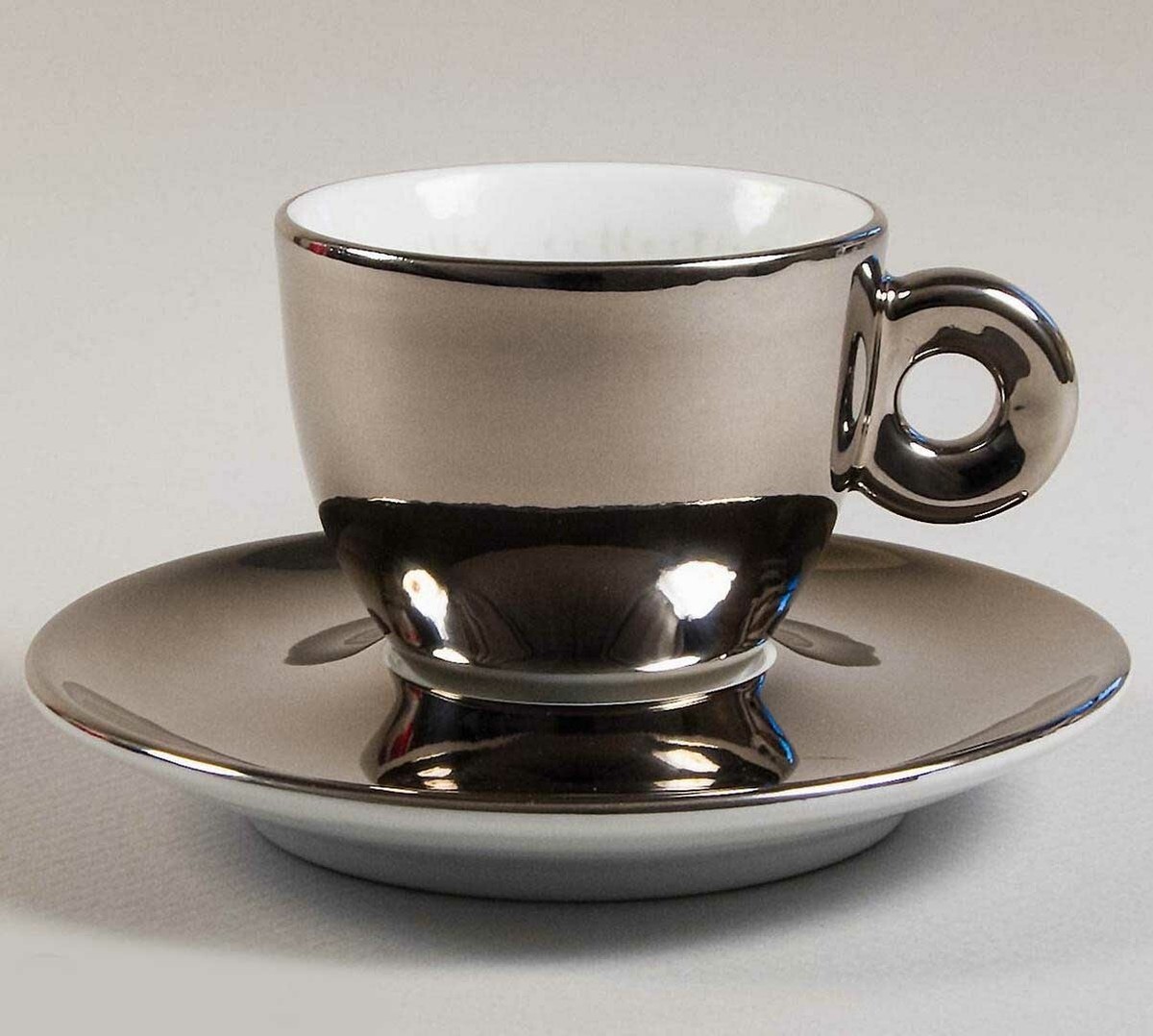 illy Art Collection David Byrne Silver Cup 1998 Tazzina Espresso