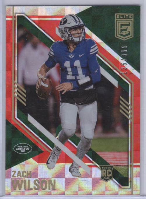 2021 Elite Red #103 Zach Wilson /399 - NM-MT