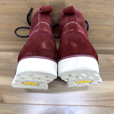 Generic Surplus Mens Boots Size 8 Burgundy Suede Duck Boot Lace Up Generic Surplus Mens Boots Size 8 Burgundy Suede Duck Boot  main image 2