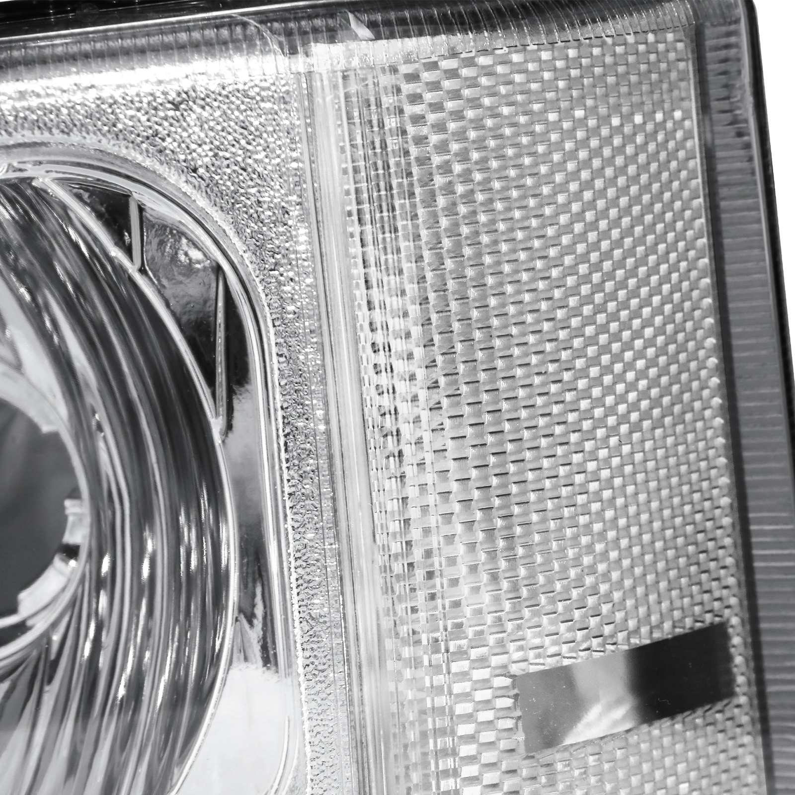 For 2003-2006 Chevrolet Silverado 1500 2500 3500 Chrome Headlights +Bumper Light