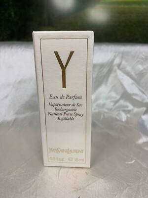 Yves Saint Laurent Y 15ml EDP Natural Purse Spray Refillable (new