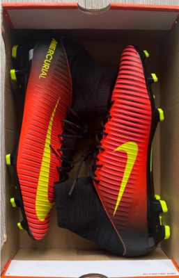 Nike Mercurial Veloce III DF FG Total Crimson/Volt/Pink Blast UK