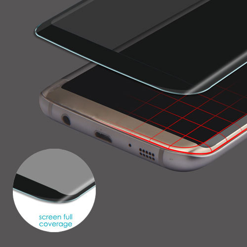 Full Coverage Tempered Glass Screen Protector for Samsung Galaxy S8 Plus / S8 - Picture 3 of 4