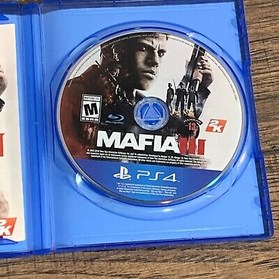 Mafia III Standard Edition (PlayStation 4, PS4) CIB w/ Map + Manual SHIPS  FREE 710425476662 