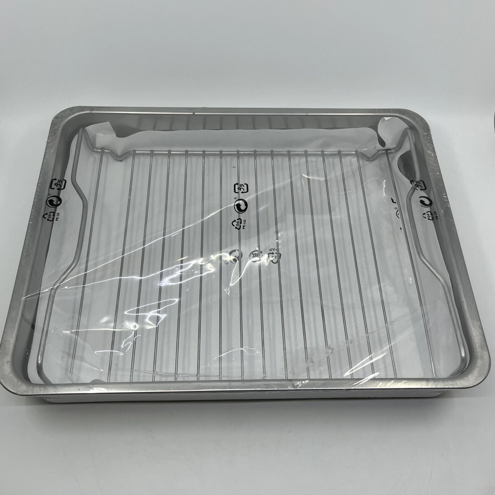 IKEA Koncis 16"x13" Stainless Steel Roasting Pan w/ Rack 100.990.53 - NEW!
Opens in a new window or 