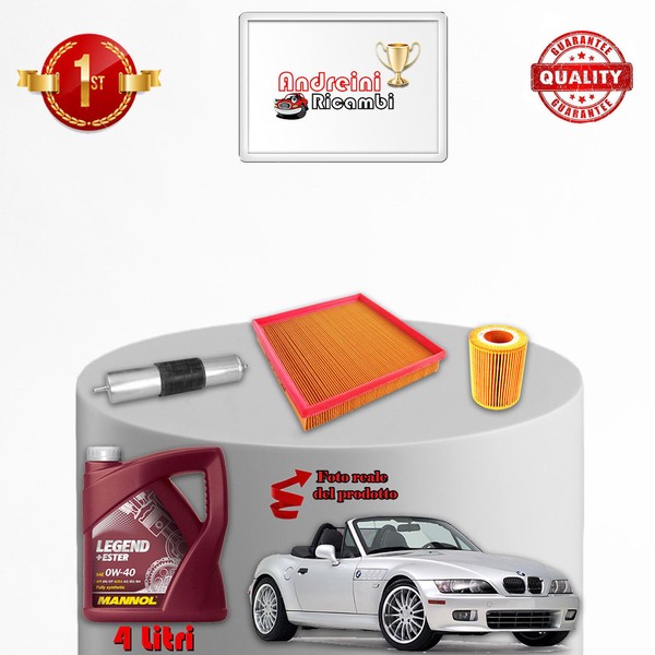 Inspektionskit Filter Und ÖL Bmw Z3 1.9 87KW 118CV 2001->-image